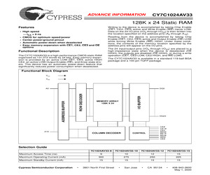 CY7C1024AV33-9BGC.pdf