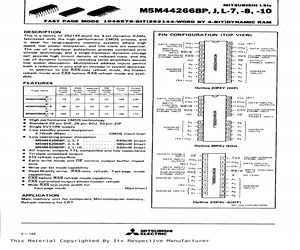 M5M44266BJ-10.pdf