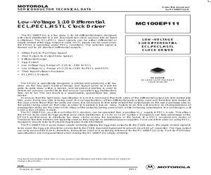 MC100EP111FA.pdf