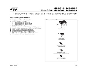 M24C01-BN6TP/W.pdf