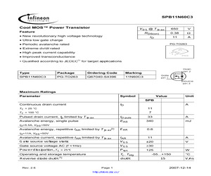 SPB11N60C3.pdf