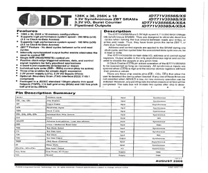 IDT71V3558SA100BQGI8.pdf