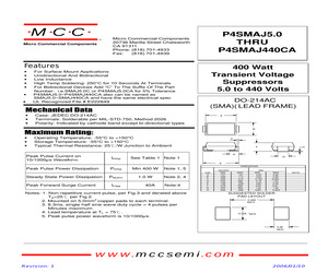 P4SMAJ15CP.pdf
