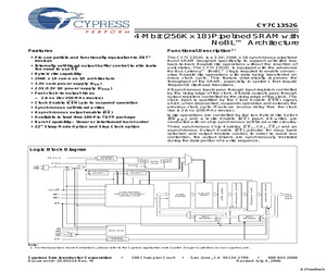 CY7C1352G-133AXC.pdf