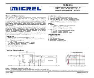 MIC2810-1.2/2.7/3.3YML.pdf