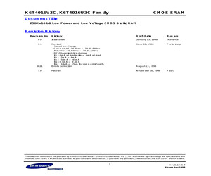 K6T4016V3C, K6T4016U3C FAMILY.pdf