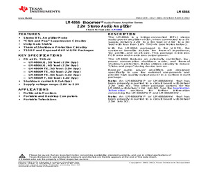 LM4866MTE/NOPB.pdf