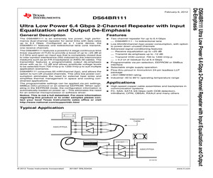 DS64BR111SQ/NOPB.pdf