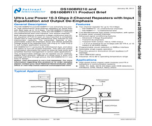 DS100BR210SQ/NOPB.pdf