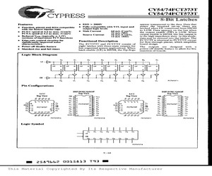 CY54FCT373ATDMB.pdf