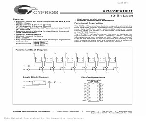 CY54FCT841ATDMB.pdf