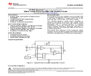 LM4819LDX/NOPB.pdf