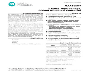 MAX16904RATB33/V+.pdf