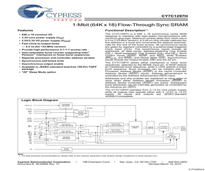 CY7C1297H-133AXC.pdf