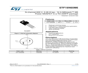 STF16N60M6.pdf