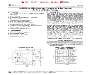 LM8272MMX/NOPB.pdf