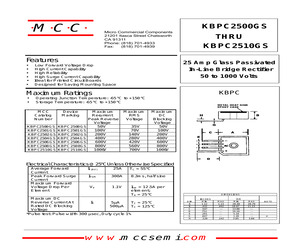 KBPC2504GS.pdf