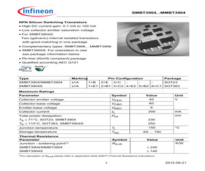 SMBT3904S H6327.pdf