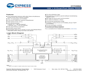 CY7C006A20AXC.pdf