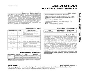 MAX9311 EVALUATION KIT.pdf