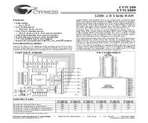 CY7C109-25ZI.pdf