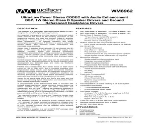 WM8962ECS/R.pdf