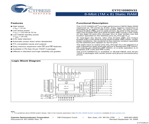 CY7C1059DV33-10ZSXIT.pdf