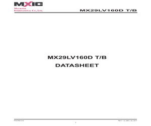 MX29LV160DBGBI-70G.pdf