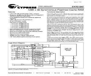CY7C1347L-117AC.pdf