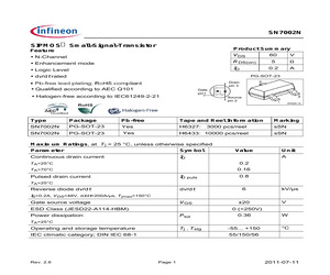 SN7002N H6327.pdf