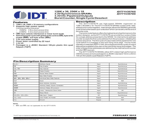 IDT71V3578YS133PF.pdf