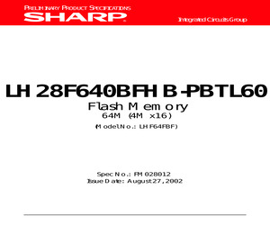 LH28F640BFHB-PBTL60.pdf