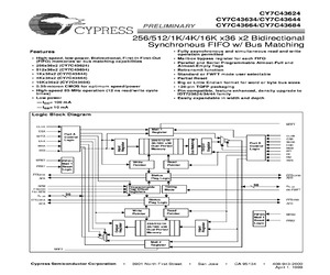 CY7C43644-12AC.pdf