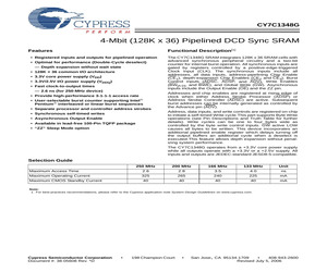 CY7C1348G-133AXC.pdf