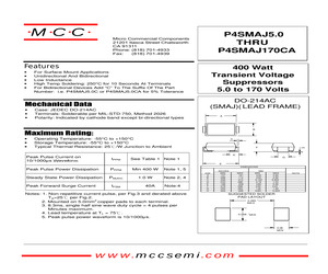 P4SMAJ10CA.pdf