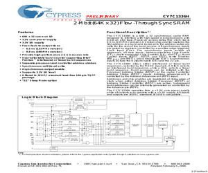 CY7C1336H-133AXI.pdf
