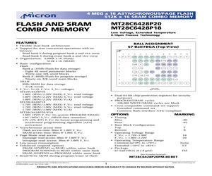 MT28C6428P18FM-85 TET.pdf