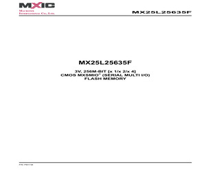 MX25L25635FMI-10G/TRAY.pdf