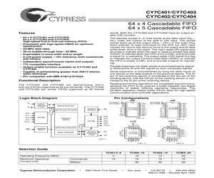 CY7C401-10PCT.pdf