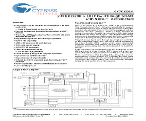 CY7C1231H-133AXI.pdf