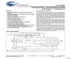 CY7C1350G-133BGI.pdf