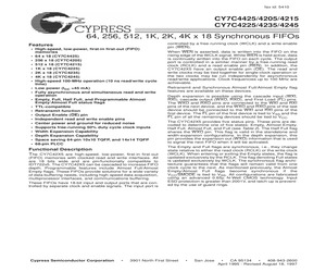 CY7C4225-15ASI.pdf