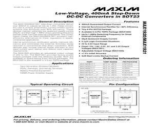 MAX1921EUT33+.pdf