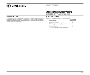 Z86E2300ZDP.pdf