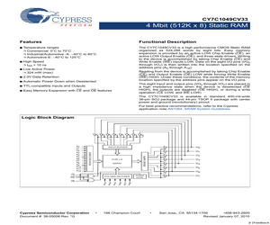 CY7C1049CV33-12VXC.pdf