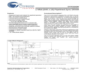 CY7C1212H-133AXI.pdf