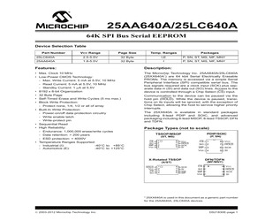 25LC640A-E/P.pdf