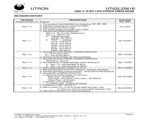 UT62L25616BSL-70LE.pdf