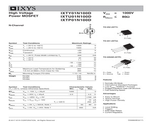 IXTY01N100D TRL.pdf