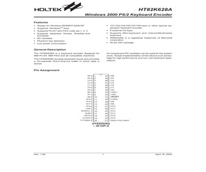 HT82K628A-40DIPLF.pdf